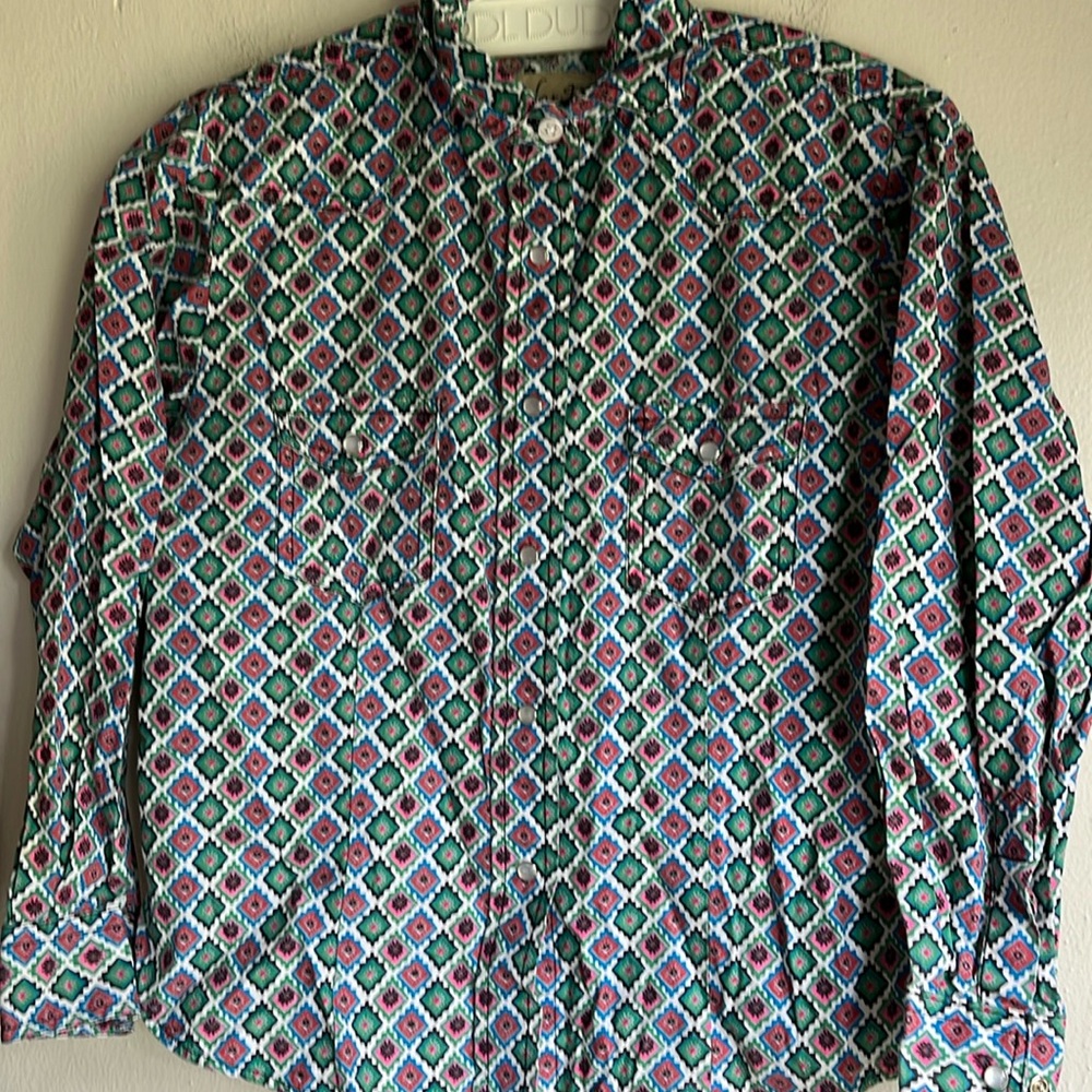 Girls Cedar Rose Snap Shirt